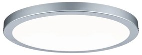 Plafoniera LED PLAFONIERA ATRIA GRIGIA 30 16W Ø 30 cm argento IP21 bianco naturale, 1800 lumen PAULMANN