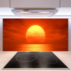 Pannello cucina paraschizzi Mare al tramonto 100x50 cm