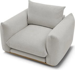 Poltrona in grigio chiaro Ernest – Bobochic Paris