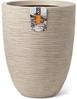 Capi Vaso Elegante Basso Waste Rib 46x58 cm Beige Terrazzo 445483