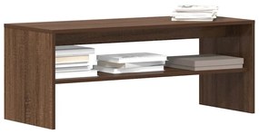 Mobile Porta Tv Rovere Marrone 100x40x40cm İn Legno Multistrato /