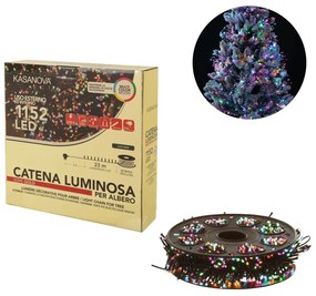 Luci albero di Natale 1152 miniled colorate