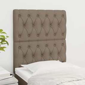 Testiera 2 Pz Tortora 80 X 7 X 78/88 Cm İn Tessuto /