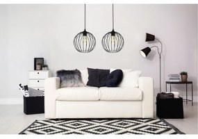 Lampadario a sospensione con filo MATT 2xE27/60W/230V