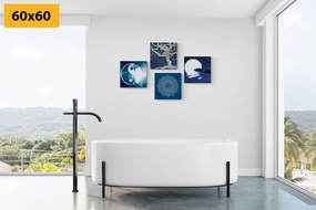 Set di quadri – Feng Shui in blu