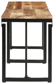 Panca 160x35x46 cm in legno massello di mango