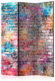 Paravento  Colourful Brick [Room Dividers]  Colore ---, Dimensioni e Misure 135x172