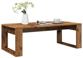 Tavolino Da Salotto Legno Antico 102x50x35 Cm İn Truciolato /