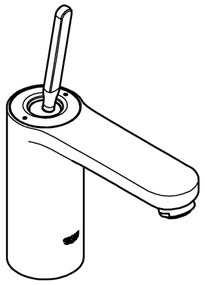 GROHE 23800000 - GET Miscelatore lavabo, misura M, cromo lucido