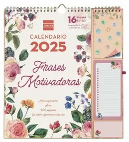 Calendario da parete Finocam Motivational phrases 2024-2025 21,5 x 32,5 cm