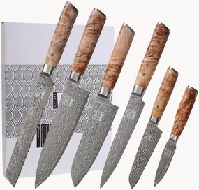 Set di 6 coltelli da chef in damasco Zayiko Kinome