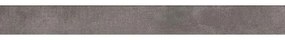 Piastrella battiscopa MATERIA in gres naturale antracite opaco L 60 x H 7 cm x Sp 9 mm confezione da 6 ml
