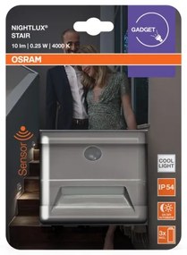 Osram - Lampada per scale a LED con sensore NIGHTLUX LED/0,25W/3xAAA IP54