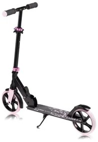 Lionelo - Monopattino per bambini LUCA nero/rosa