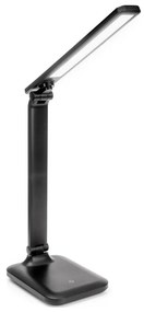 Lampada da tavolo a LED dimmerabile con USB port REMUS LED/5W/230V nero