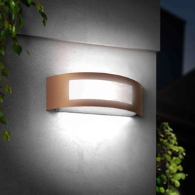 Applique Corten da Parete E27 IP54 da Esterno - Serie ARC