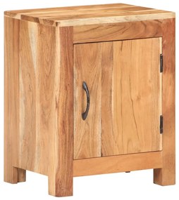 Comodino 40x30x50 cm in Legno Massello di Acacia