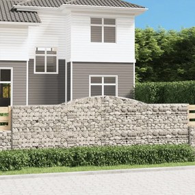 Cesti Gabbioni Ad Arco 20 Pz 400x50x120/140 Cm Ferro Zincato /