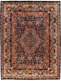 Kashmar Tappeto 400x300 Blu (Iran) Annodato A Mano