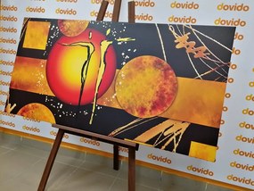 Quadro su tela – Coppia innamorata etnica