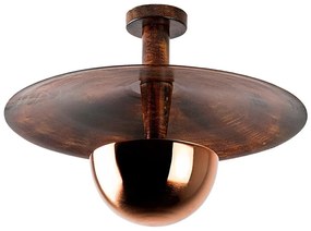 Plafoniera color rame con paralume in metallo ø 48 cm Kurt – Opviq lights