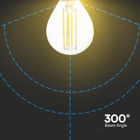 Lampadina LED FILAMENT P45 E14/6W/230V 4000K