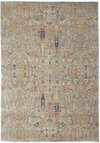 Samarkand Tappeto 290x210 Grigio (Pakistan) Annodato A Mano