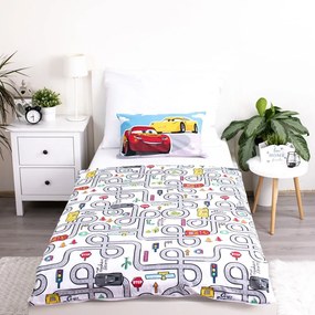 Biancheria da letto per bambini in cotone per culla 100x135 cm Cars – Jerry Fabrics