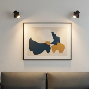 Globo 57911-1B - Faretto da parete ROBBY 1xGU10/25W/230V nero