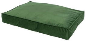 Cuscino Per Cani Velvet 80x55x15 Cm Verde /