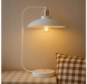 Brilagi - LED Lampada da tavolo FLAMENGO 1xE27/60W/230V bianco