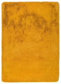 Tappeto arancione , 140 x 200 cm Alpaca Liso - Universal