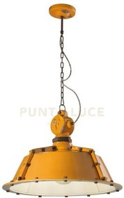 Sospensione industrial giallo c1720(vig)