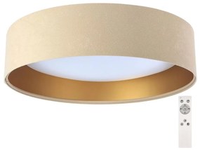 Plafoniera LED dimmerabile SMART GALAXY LED/24W/230V beige/oro + tc