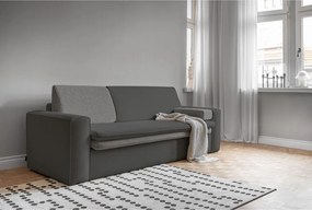 Divano in grigio scuro allungabile 237 cm Wilson – Miuform