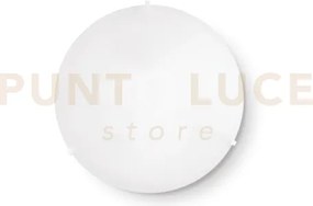 Simply plafoniera in vetro sabbiato 3 luci attacco e27 d.40cm