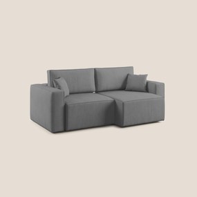 Morfeo divano con sedute estraibili in morbido tessuto impermeabile T02 grigio