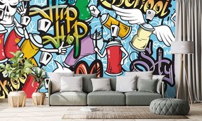 Carta da parati – Street art allegro