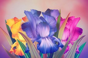 Carta da parati – Fantasia floreale