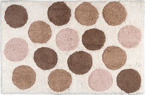 Tappetino per il bagno marrone/beige in cotone organico 60x90 cm Tibet – Wenko