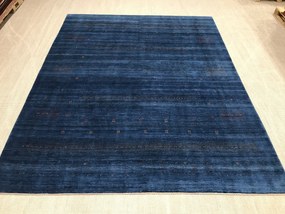 Loribaft Tappeto 300 x 370 Blu (Iran) Annodato A Mano