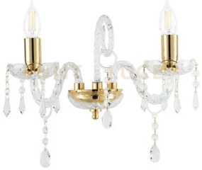 Maria teresa applique mt/2 pastorale 2 luci attacco e14 l.32cm