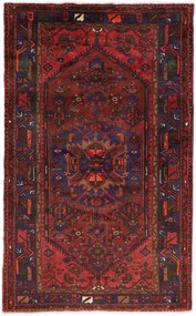 Hamedan Tappeto 220x130 (Iran) Annodato A Mano