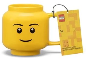 Tazza per bambini in ceramica gialla 530 ml Head - LEGO®