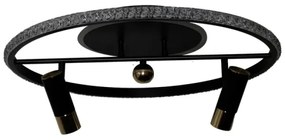 Plafoniera LED dimmerabile LED/60W/230V 3000-6500K nero + telecomando