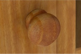 Madia in legno di pino di colore naturale 90x90 cm Bertram - Støraa