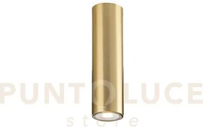 Plafoniera-faretto fluke tonda oro 1 luce attacco gu10 5,5x5,5x20cm