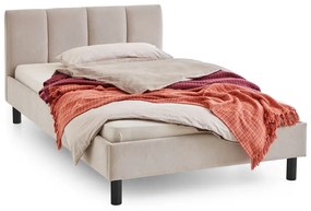 Letto singolo imbottito beige rete non inclusa 120x200 cm Joker – Meise Möbel