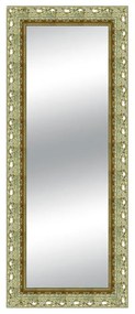 Specchio rettangolare in legno argento 70 x 170 cm