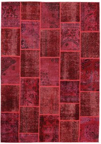 Patchwork Tappeto persiano 240 x 170 Rosso (Iran) Annodato A Mano